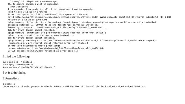 Unix & Linux: dpkg: error processing archive смотреть онлайн