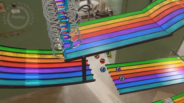 Huge Marble Race Marble Machine Animation made in Blender смотреть онлайн