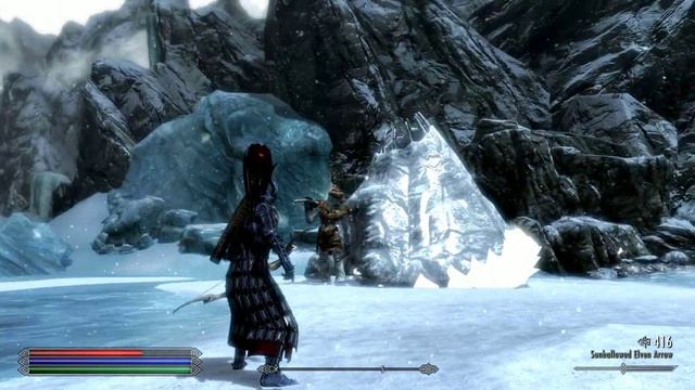 TESV Skyrim: Sko and Rok Boss Fight [Modded] смотреть онлайн