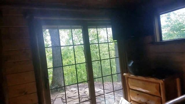 Мой маленький РАЙ в лесу США, джакузи в лесу, обзор нашего домика смотреть онлайн