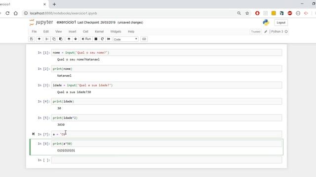 Função input() em Python (Curso para iniciantes - Aula 6) смотреть онлайн