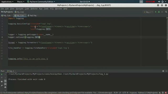 Python - Advanced Logging | File handlers | Stream handlers | Formatter смотреть онлайн