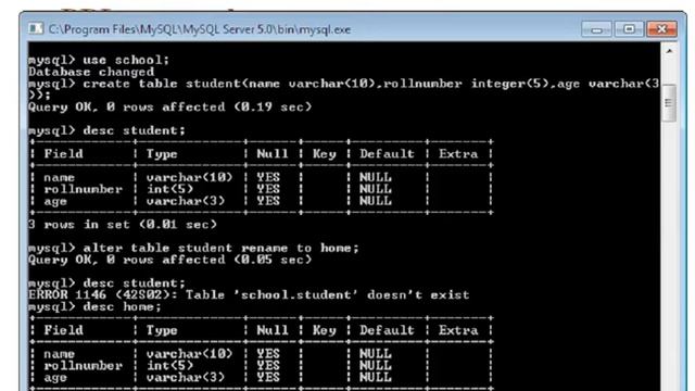 MySql commands part-2 смотреть онлайн