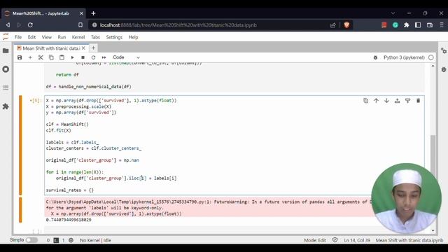 Mean Shift with Titanic dataset - ML with Python - Part - 32 смотреть онлайн