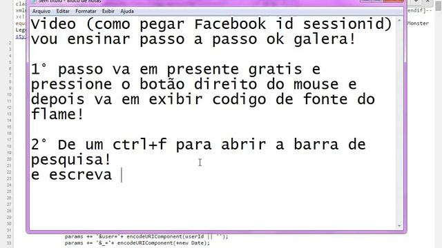 Como pegar facebook id e sessionid no Monster Legends смотреть онлайн