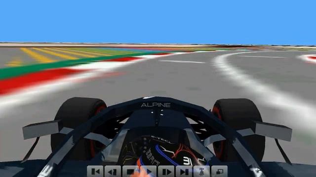 F1c Test Facility - Hyper test of Qiddiya Speed Park 2nd version (three layouts+drive-through test) смотреть онлайн