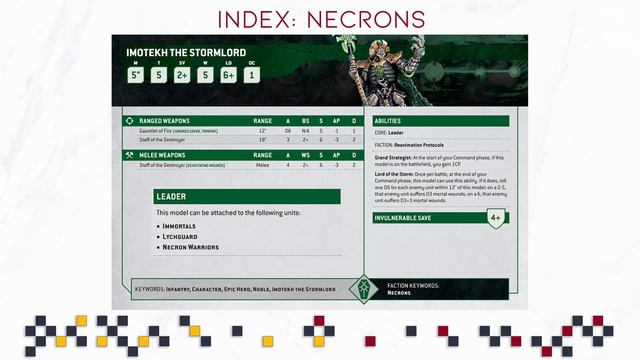 Index: Necrons Analysis | Strong Stratagems, Strong Enhancements, Strong Datacards! смотреть онлайн