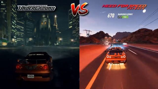 ЛЕГЕНДАРНЫЕ ТАЧКИ| NISSAN| UNDERGROUND VS PAYBACK|?|СРАВНЕНИЕ ИГР|GAME COMPARISON✅1080HD смотреть онлайн