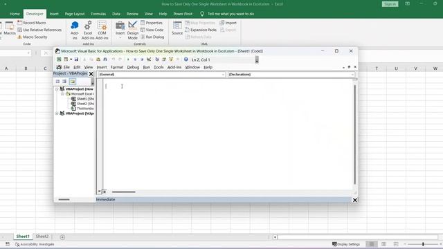 How to Save Only One Single Worksheet in Workbook in Excel смотреть онлайн
