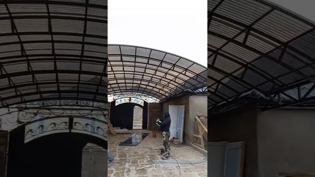 навес поликарбонатный на заказ