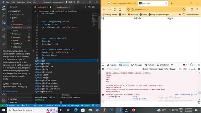 React Js E-Commerce Website || E-1 || Navbar || MERN stack смотреть онлайн