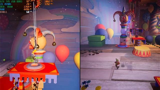 It Takes Two - GTX 745 2GB DDR3 - i5 4590S @720p low settings смотреть онлайн