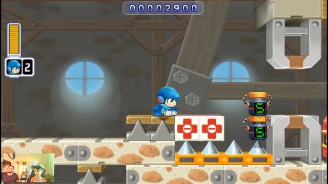 Побеждаем боссов в игре Mega Man Powered up смотреть онлайн