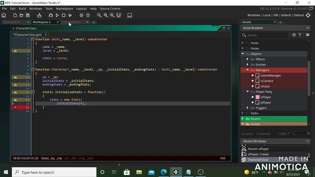 Let's Make a JRPG in Game Maker Studio 2 - Part 4: Character Stats смотреть онлайн