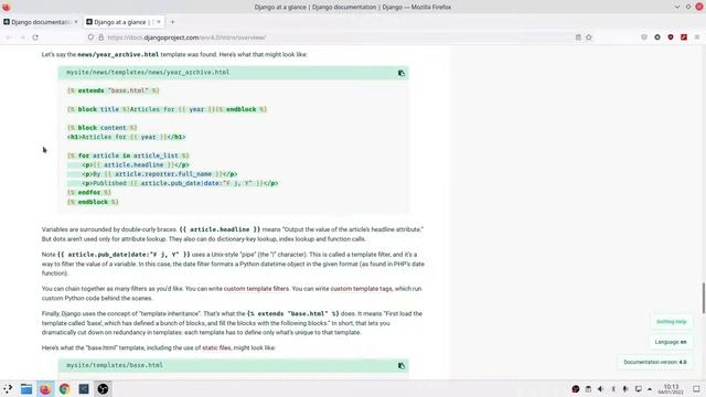 Learn Django from Documentation - Overview and Installation смотреть онлайн