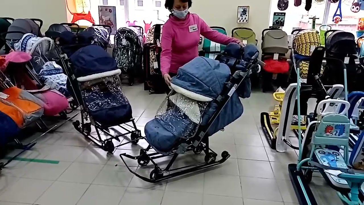Санки-коляска Ника-Детям 7-8К смотреть онлайн