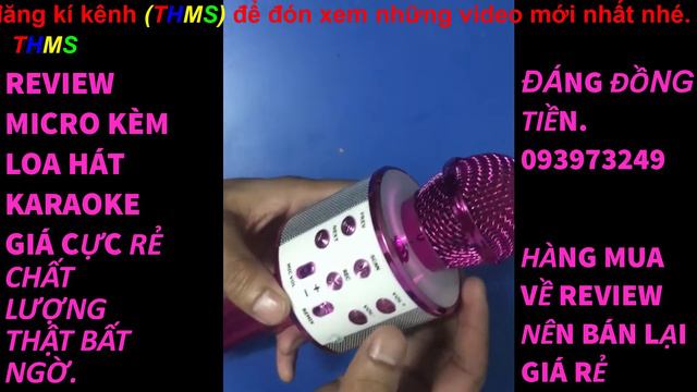 Mở hộp đánh giá Test Micro Bluetooth karaoke WS 858 siêu rẻ Thần Thánh nhất năm 2021 l THMS. смотреть онлайн