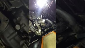 TOUAREG 2.5 TERMOSTAT promena Thermostat replace