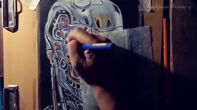 Drawing Terminator T800 || Realistic Drawing || TERMINATOR Part 2 смотреть онлайн