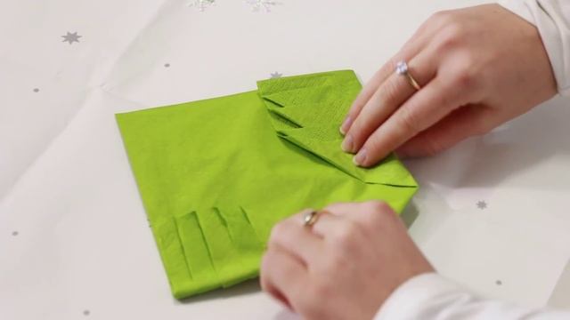 Как сложить салфетки для Новогоднего стола! смотреть онлайн