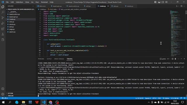 Automation Testing using Selenium WebDriver Python (OrangeHRM Website) смотреть онлайн