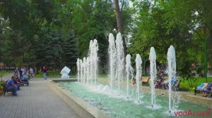Фонтан в г. Энгельс 4K