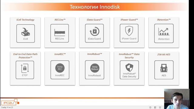 Вебинар: Промышленные накопители Innodisk смотреть онлайн