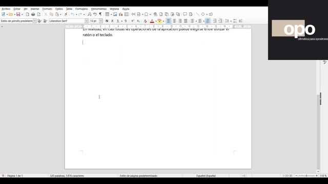 Atajos de teclado en Libre Office Writer Septiembre 2021 смотреть онлайн
