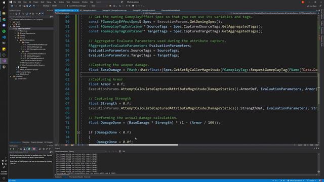 [UE5]  Episode 10 - (Damage) Effect Calculations | Gameplay Ability System Basics