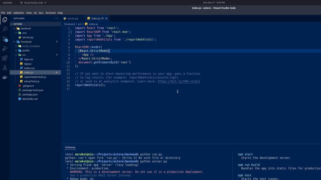 Flask + React Project | Python Backend + React Frontend смотреть онлайн