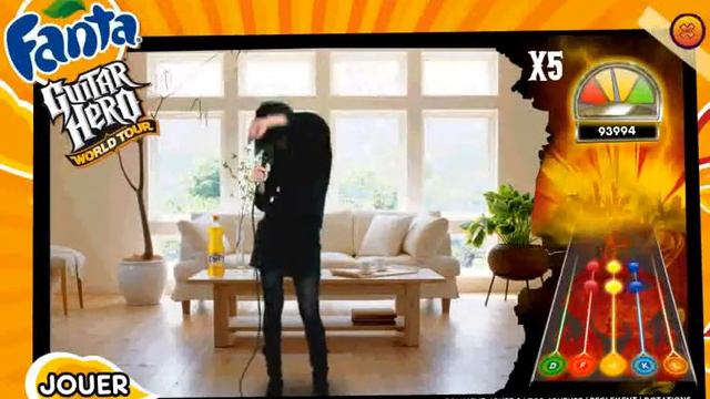 Fanta Guitar Hero Wolrd Tour Cassou Chant 210714 points смотреть онлайн