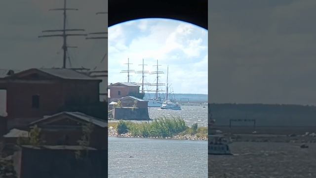 #Кронштадт в бинокль. #Питер остров #Котлин #Russia смотреть онлайн
