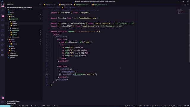 Como criar um menu mobile simples com React e Styled Components смотреть онлайн