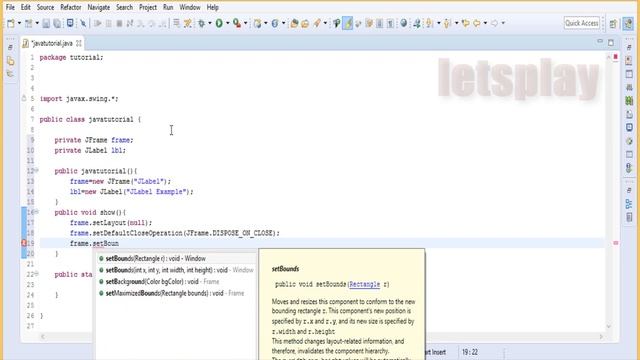 Video #50 - Java Swing Tutorial - JLabel Example #3 смотреть онлайн