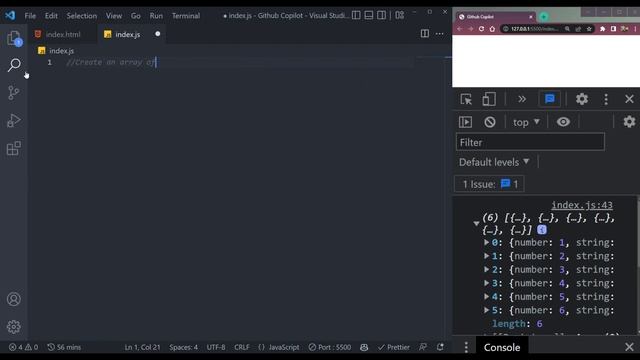 Let's Test the Github Co-Pilot - Github Co-Pilot Tutorial with Visual Studio Code смотреть онлайн