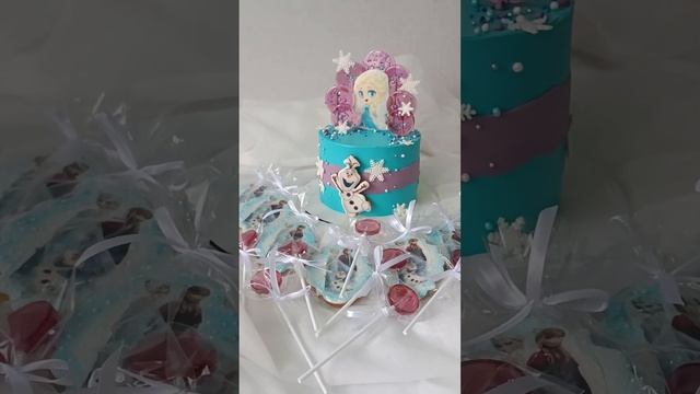 Идея оформления торта для девочки Холодное сердце #shorts #холодноесердце #эльза #олаф смотреть онлайн