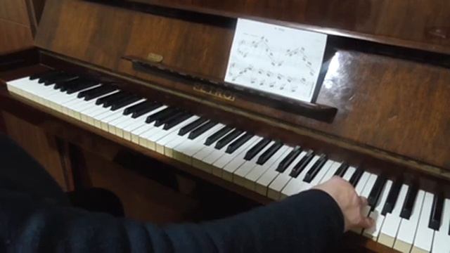 Красивые этюды для начинающих. Выпуск-2.Черни Этюд.