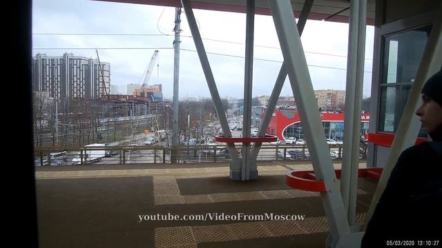 МЦД1 от Лианозово до Белорусской // 5 марта 2020 смотреть онлайн