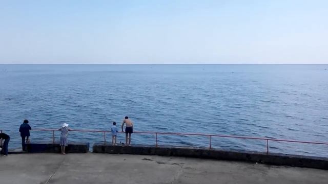 АЛУШТА, Городской пляж,1 Июня 2015. Alushta Crimea Russia June 1 смотреть онлайн