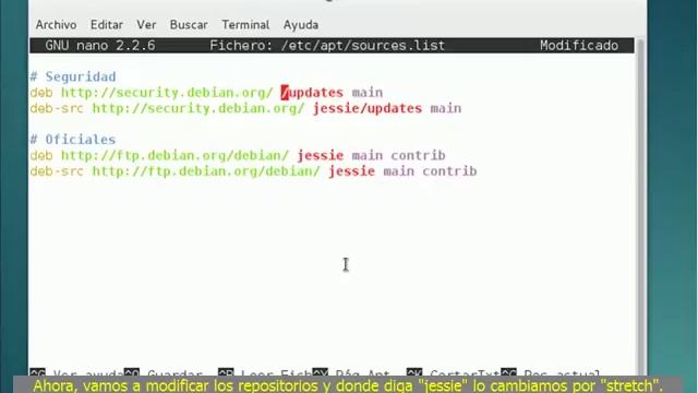 Hacer upgrade de Debian 8 Jessie a Debian 9 Stretch смотреть онлайн