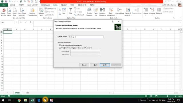 How to Import Data from SQL to excel with SQL queries - Hindi смотреть онлайн
