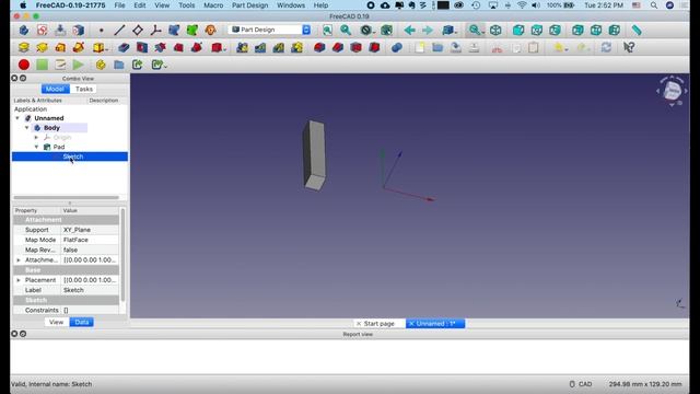 FreeCad for Beginners | Pad and Pocket | Lesson 2 смотреть онлайн
