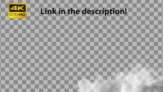 4k Smoke Animation | Transparent Background, Alpha Channel