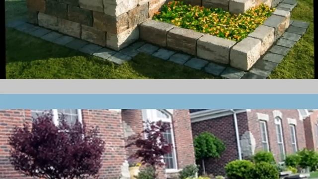 Красивые клумбы из камней Оформление клумбы своими руками смотреть онлайн