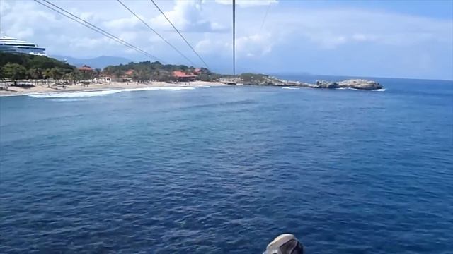 Dragon's Breath Zipline POV World's Longest Zipline Labadee Haiti Royal Caribbean Private Resort смотреть онлайн