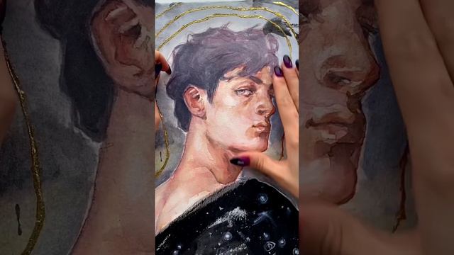 А вы откуда берете идеи? ✍🏻 как вам подобные ролики? ✨#рисование #вдохновение #арт #смысл #акварель смотреть онлайн