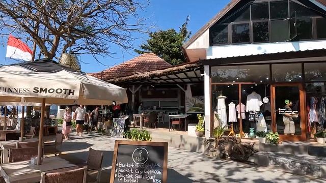 Sanur Beach Promenade Walk Down The Southern Section