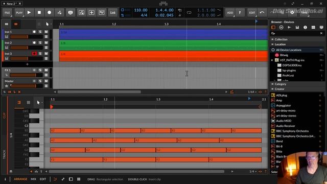 Note Grid Raster Key Switch | english | Bitwig смотреть онлайн