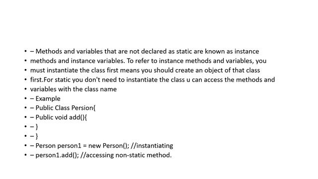 Java Full Course 2023 | Java Tutorial For Beginners | What is static and non static keyword in Java смотреть онлайн