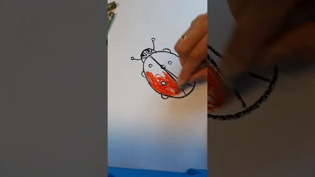 Рисуем легко 3+. Божья коровка. Develop by drawing 3+. Ladybug. смотреть онлайн